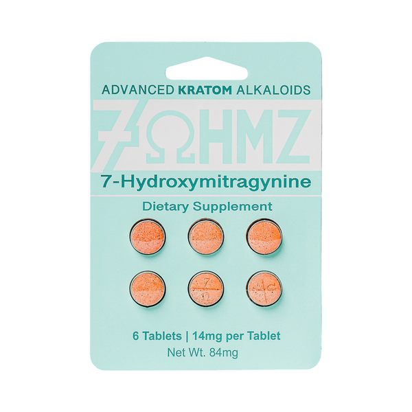 7OHMZ KRATOM ALKALOIDS 6CT