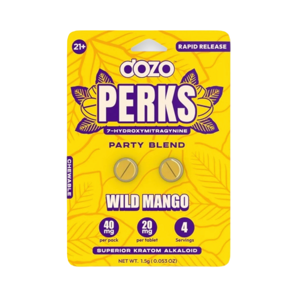 Dozo Perks 7-hydroxymitragynine Party Blend Wild Mango 2pk
