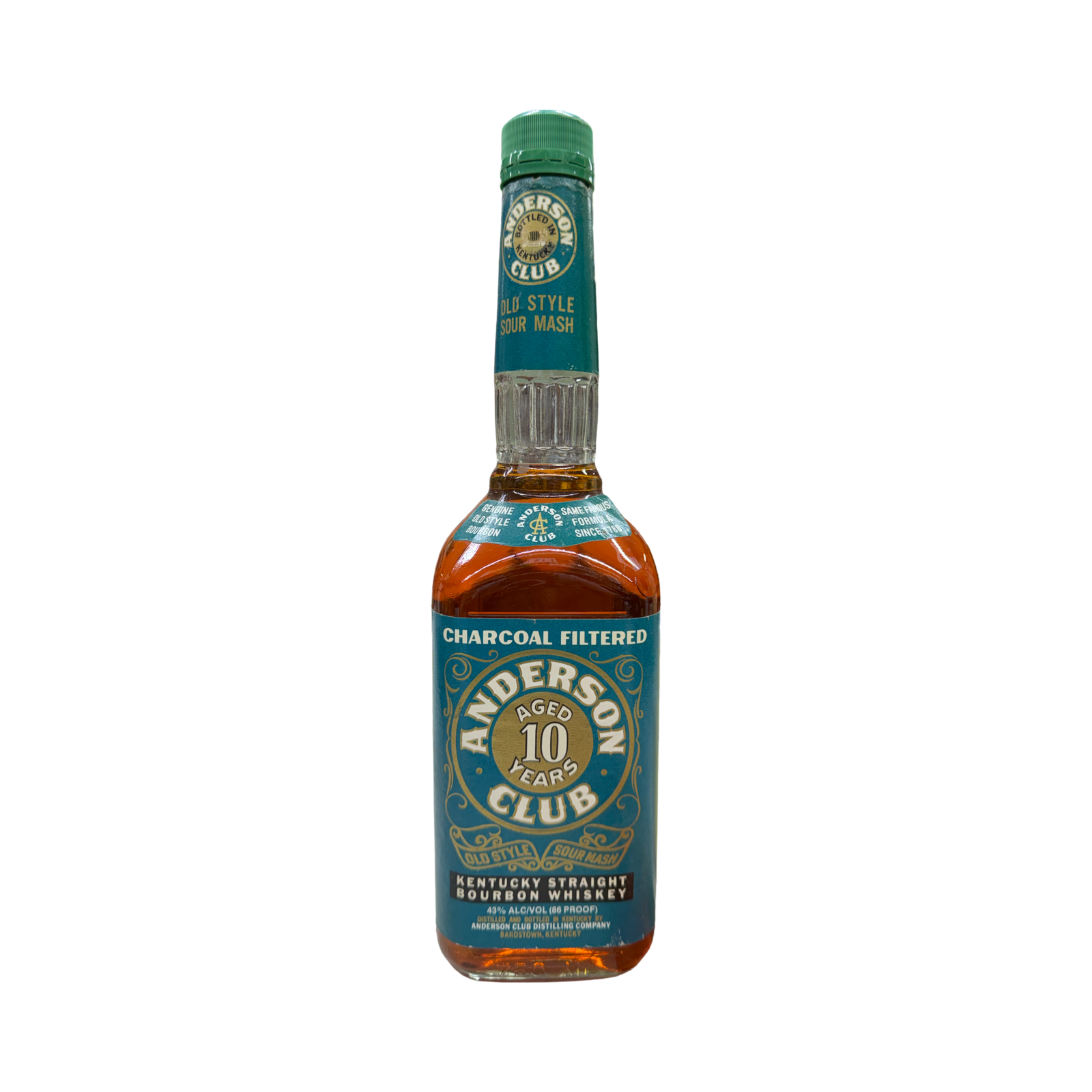 Anderson Club 10 Year Old Kentucky Straight Bourbon Whiskey 750ml Anderson Club 10 Year Old Kentucky Straight Bourbon Whiskey 750ml