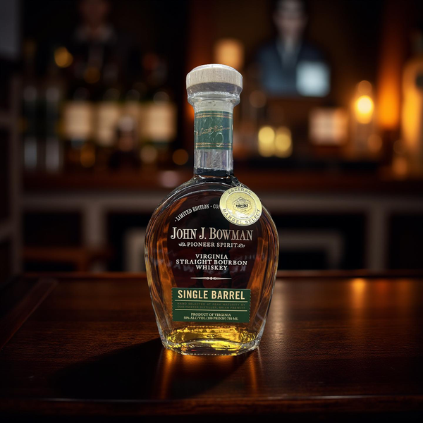 John J. Bowman Pioneer Spirit 10 Year Old Single Barrel EL Cerrito Liquor Store Pick Virginia Straight Bourbon Whiskey