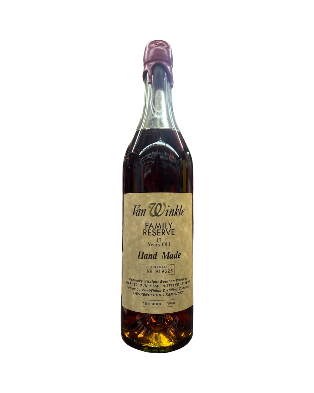 1974 Old Rip Van Winkle Pappy Van Winkle's Family Reserve 17 Year Old – El  Cerrito Liquor