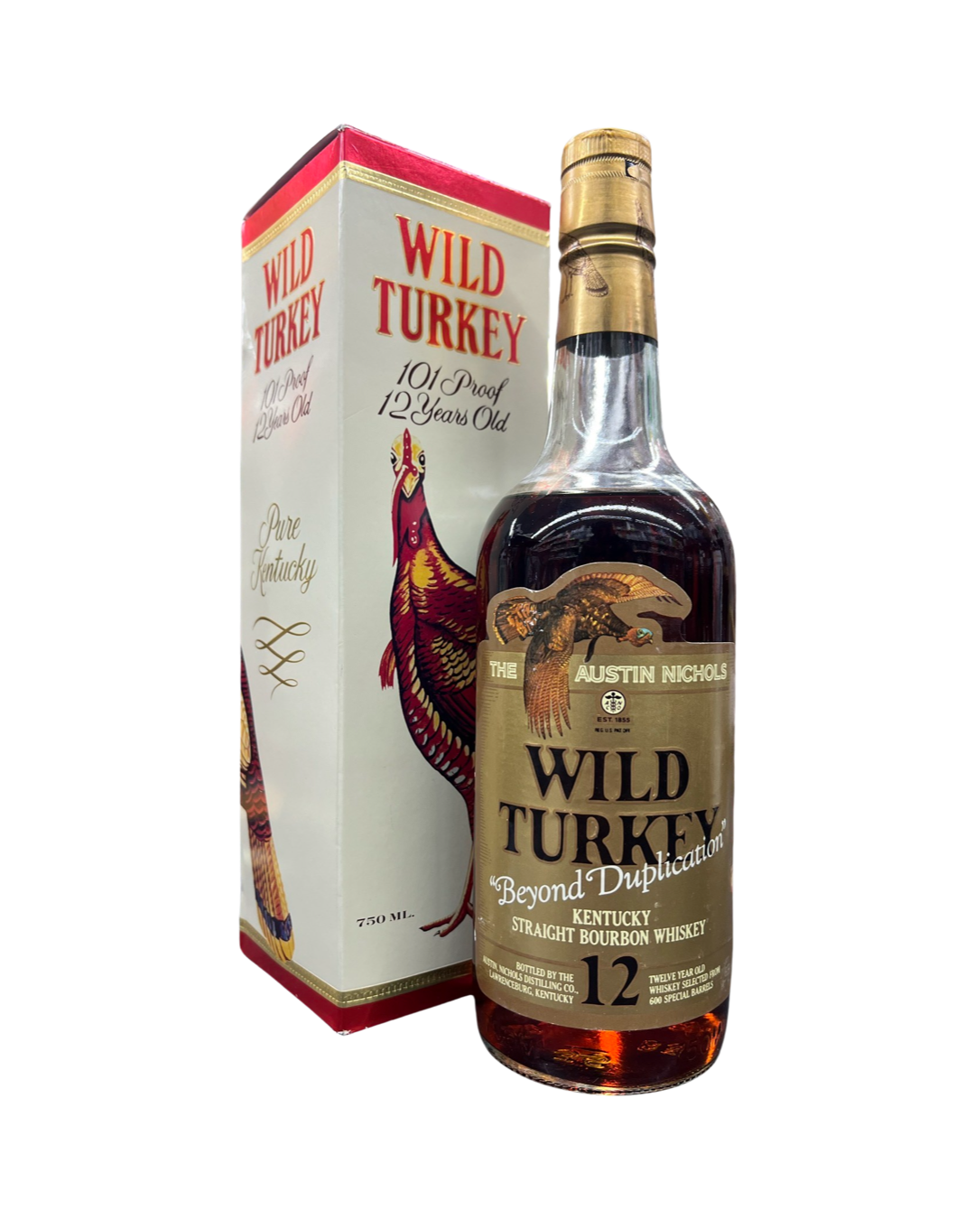 1989 Wild Turkey Beyond Duplication 12 Year Old Kentucky Straight