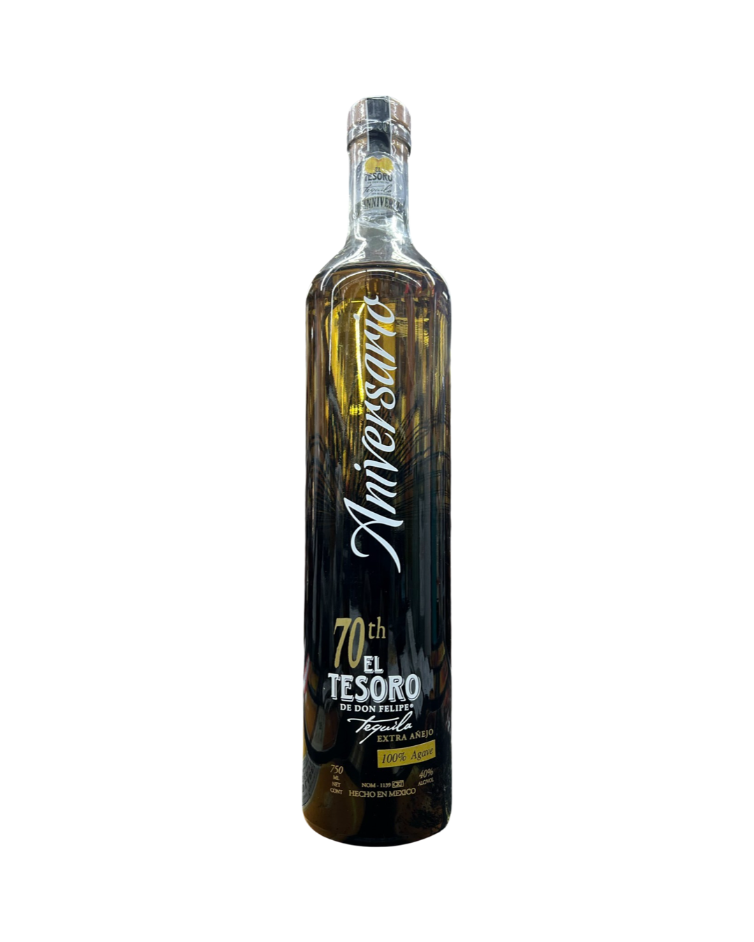 El Tesoro de Don Felipe 70th Aniversario Extra Anejo Tequila 750ml – El  Cerrito Liquor