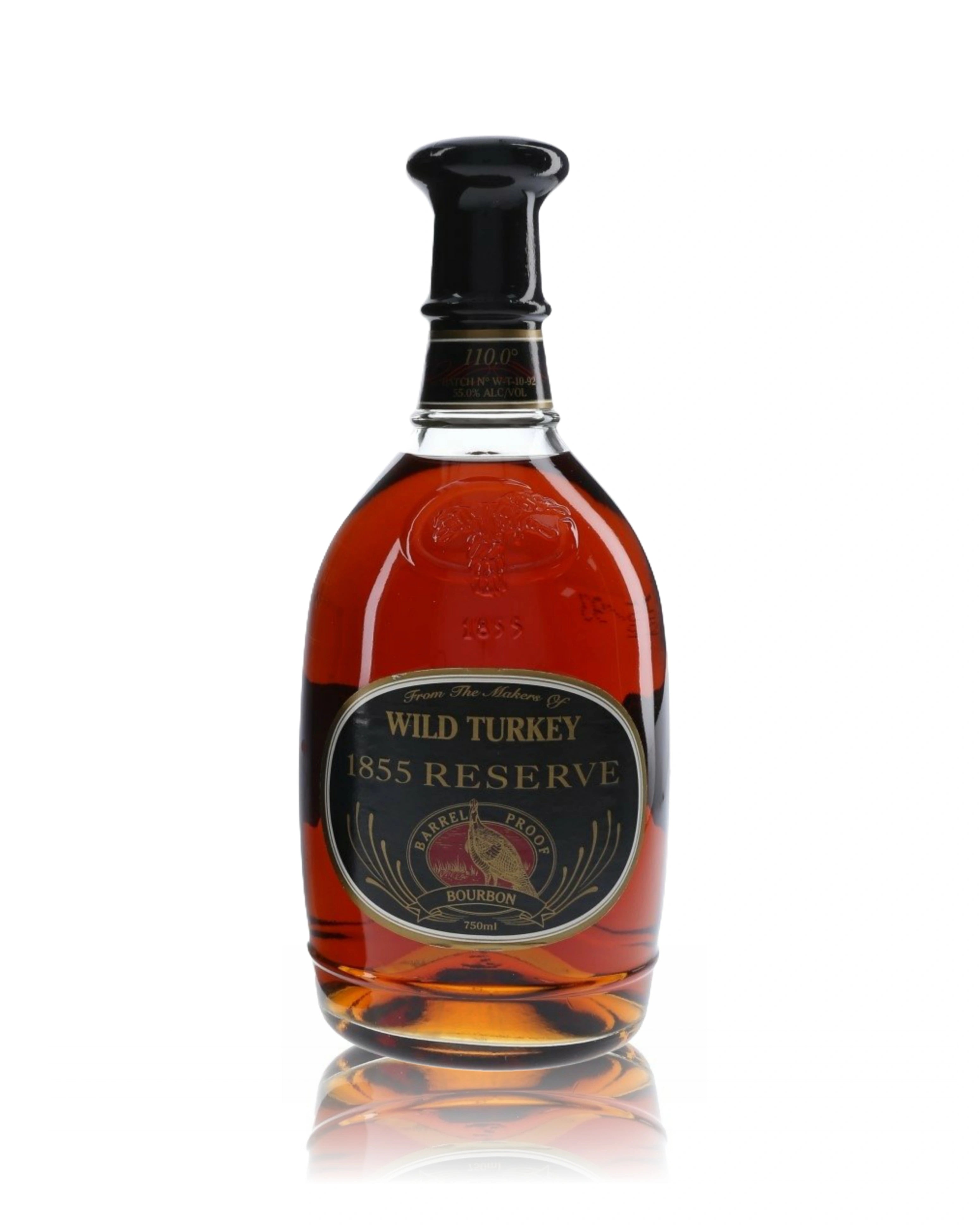 ブランデー WILD TURKEY 1855 RESERVE 750ml Wild Turkey 1855 Reserve Barrel Proof Bourbon Whiskey 750ml