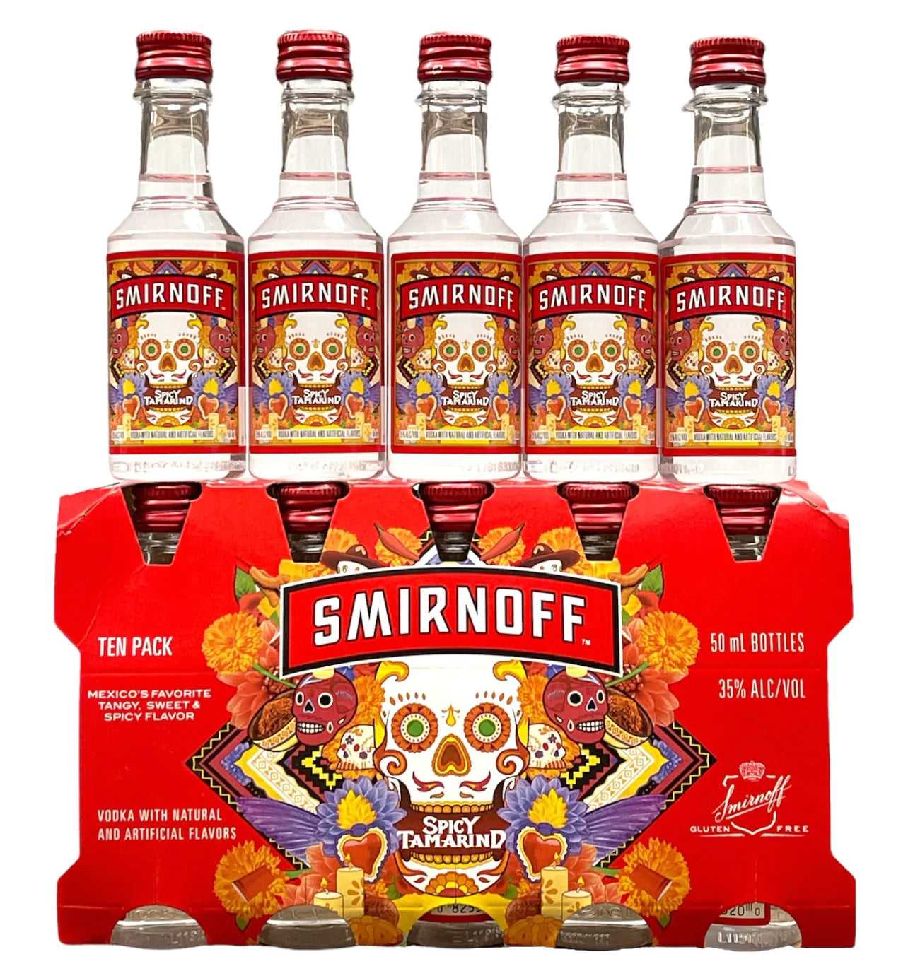 Smirnoff Spicy Tamarind Vodka Mini Shots (10 Pack Of 50ML) – El Cerrito  Liquor