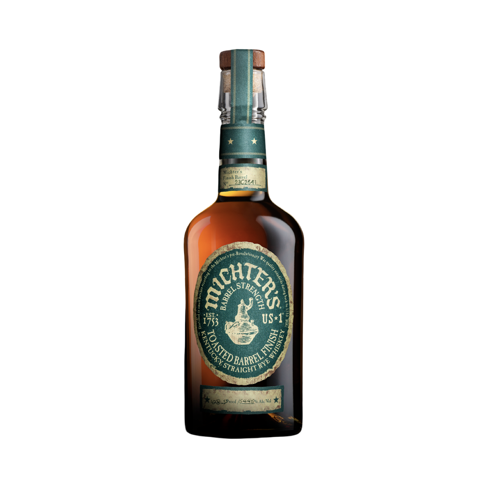 Michter’s Barrel Strength US1 Toasted Barrel Finish Rye 750ml 2026 Release