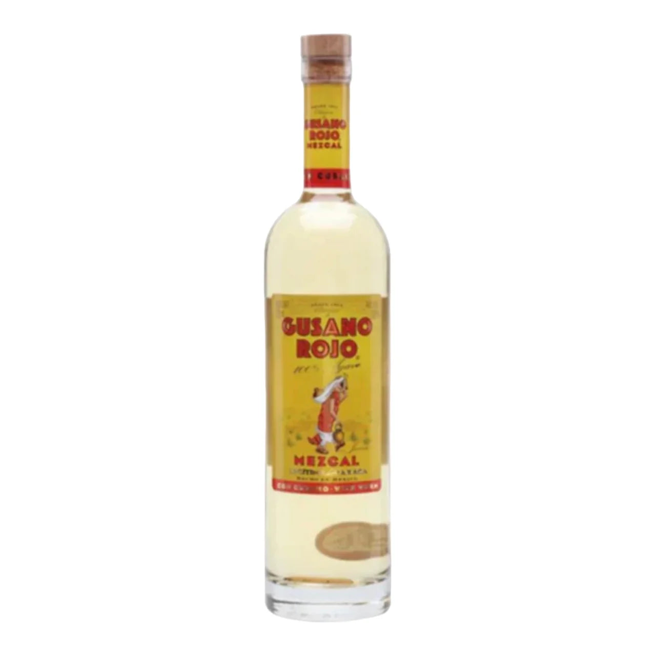 Gusano Rojo with Worm Artesanal Mezcal