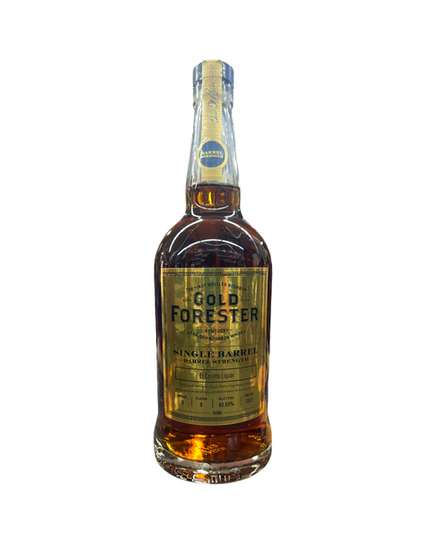 Old Forester Single Barrel Gold Forester El Cerrito Liquor Store Pick Barrel Strength Bourbon Whiskey