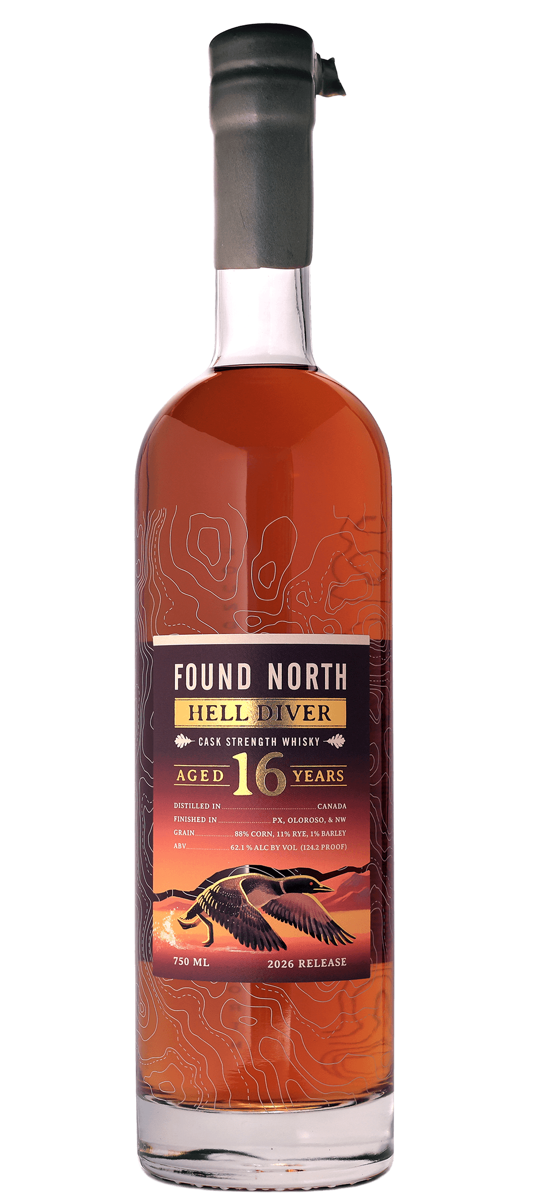 2026 Found North Hell Diver Cask Strength Whisky 750ml