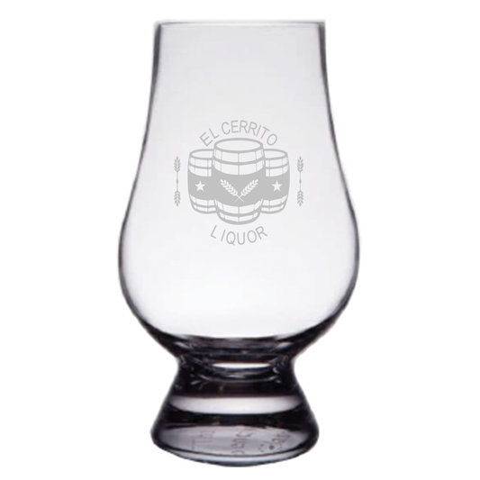Glencairn Whiskey Glass (Engraved with El Cerrito Liquor logo)