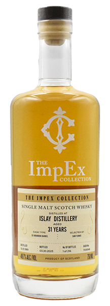 1991 Islay The ImpEx Collection Single Cask #700048 Ex Bourbon 31 Year Old Barrel Cask Strength Islay Single Malt Scotch Whisky 750ml