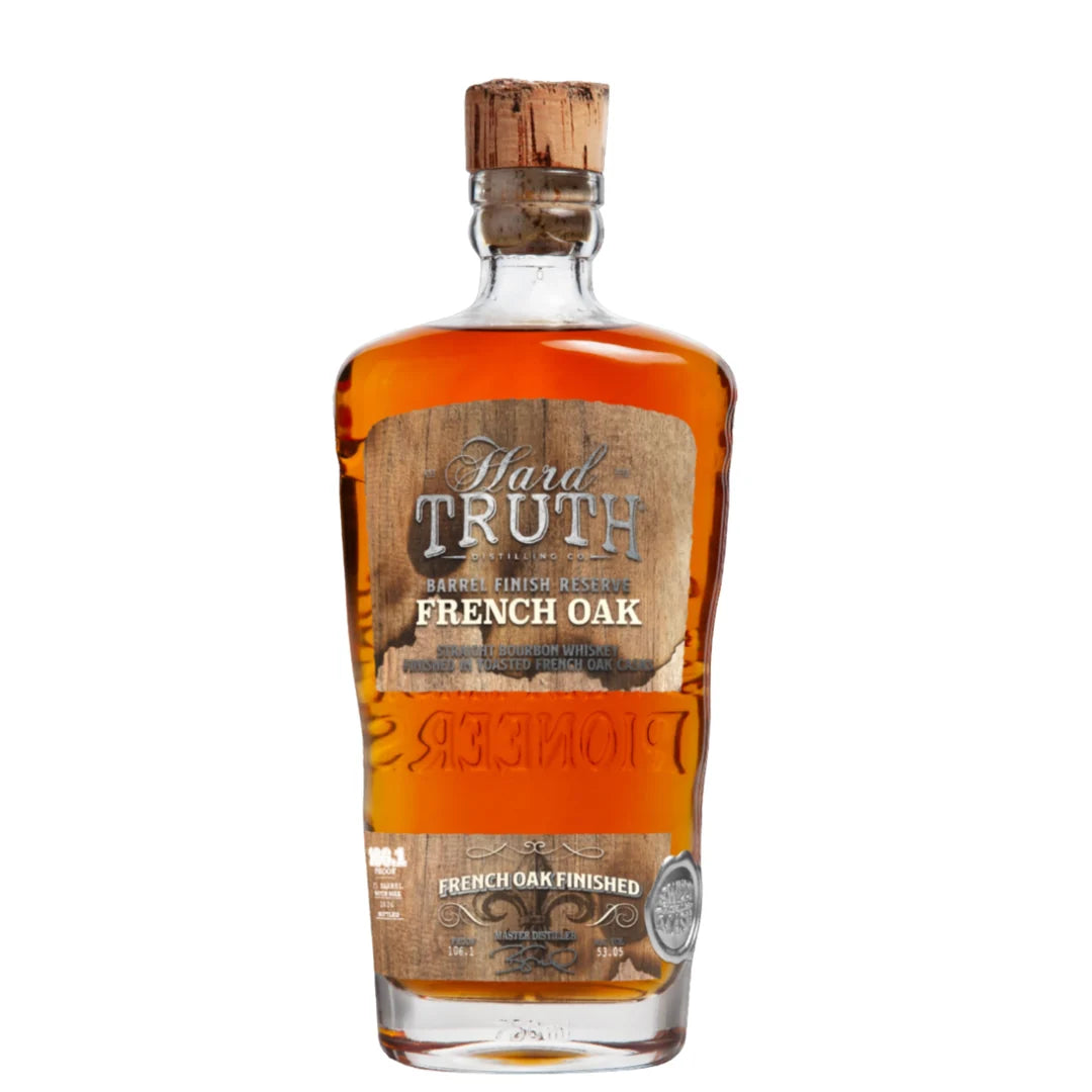 Hard Truth Barrel Finish Reserve Bourbon Whiskey Finished with Toasted Mizunara Oak 750 (116 Proof)