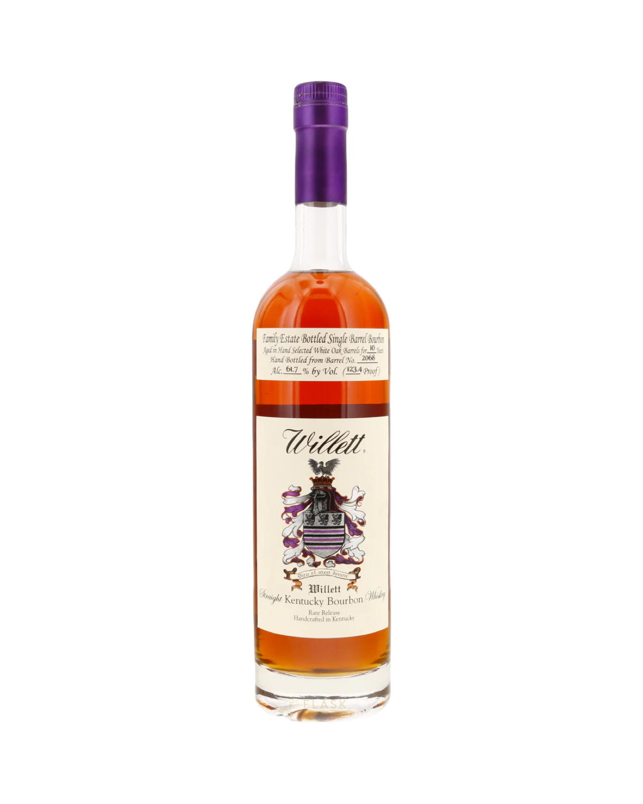 2023  Willett Family Estate Single Barrel 10 Year Barrel 2068 Pac Edge CA 123.4 proof Kentucky Straight Bourbon Whiskey