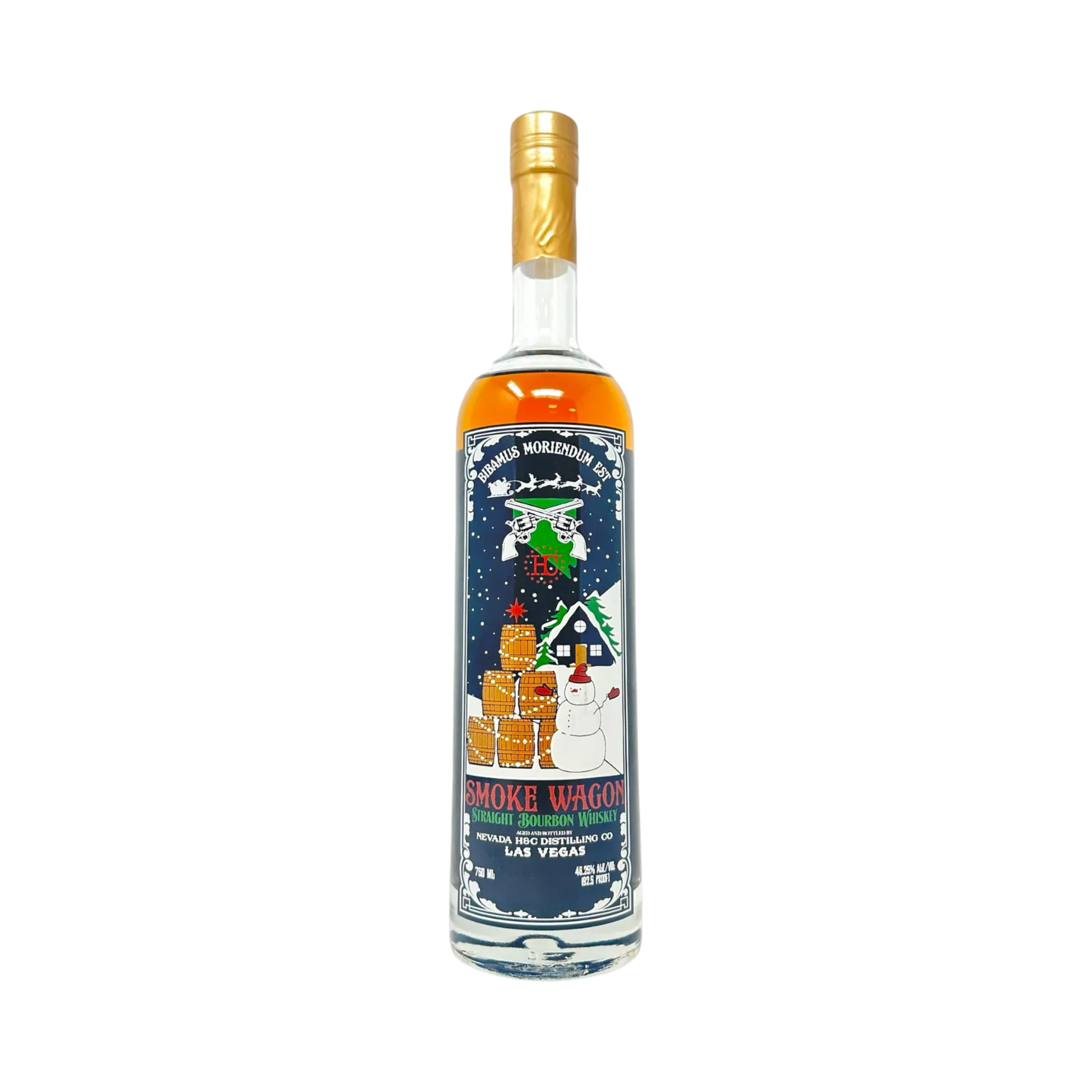 2024 Smoke Wagon Christmas Edition Straight Bourbon Whiskey 750ml