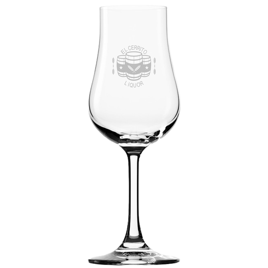 Stolzle Euro Tasting Glass (Engraved with El Cerrito Liquor logo)