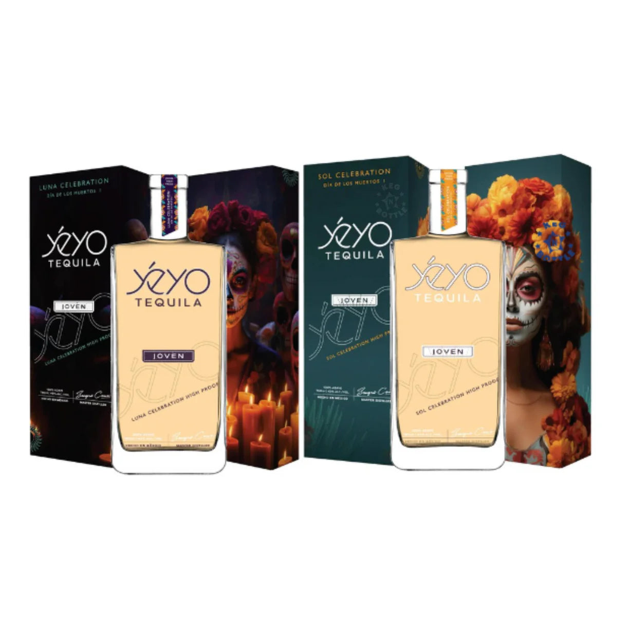 Yeyo Joven Dia De Los Muertos Tequila Bundle 750ml 2-Pack