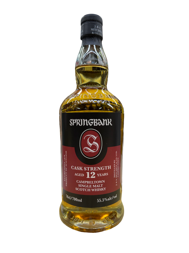 Springbank 12 Year Old Cask Strength Single Malt Scotch Whisky (55.5%)