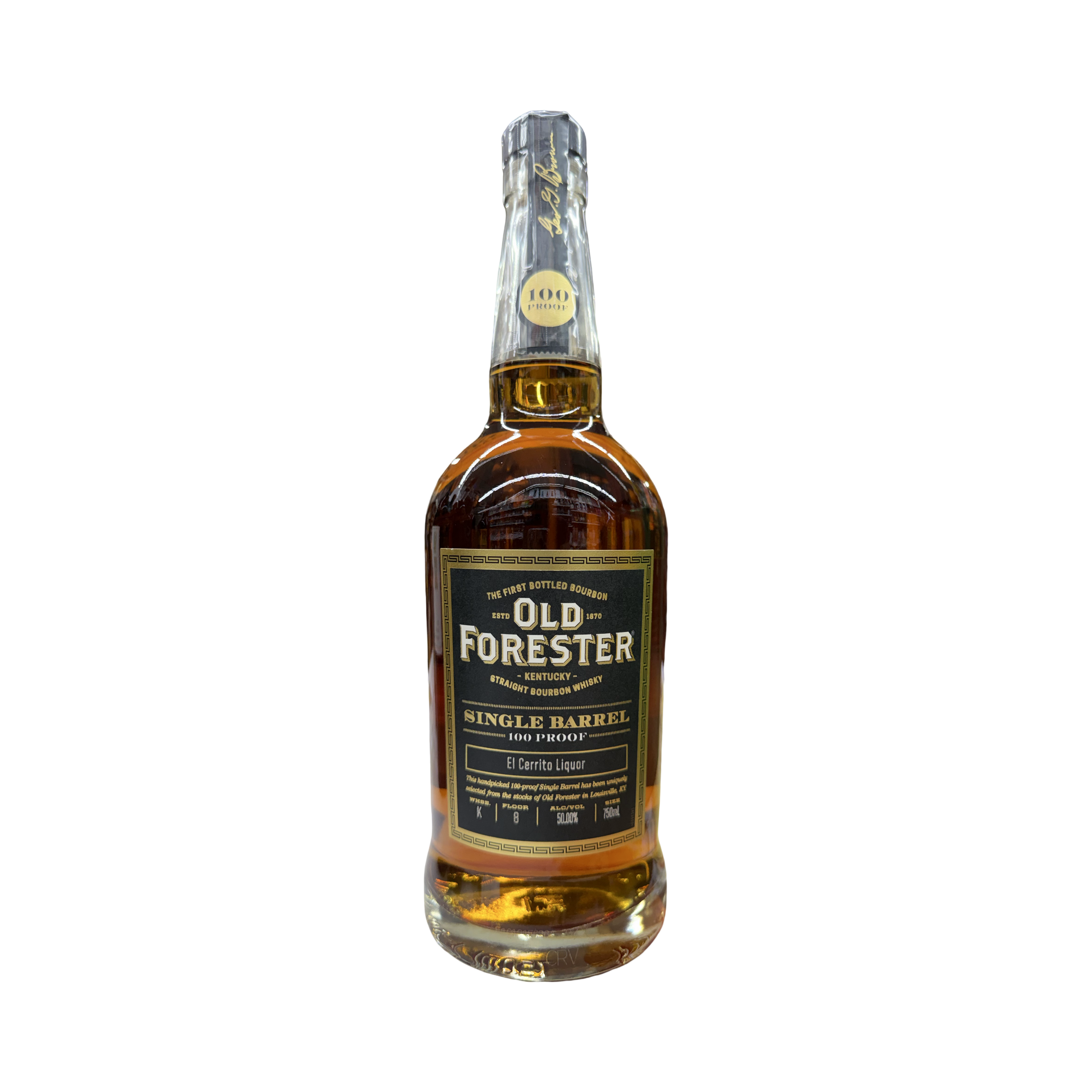 Old Forester Single Barrel 100 Proof – El Cerrito Liquor Private Selection
