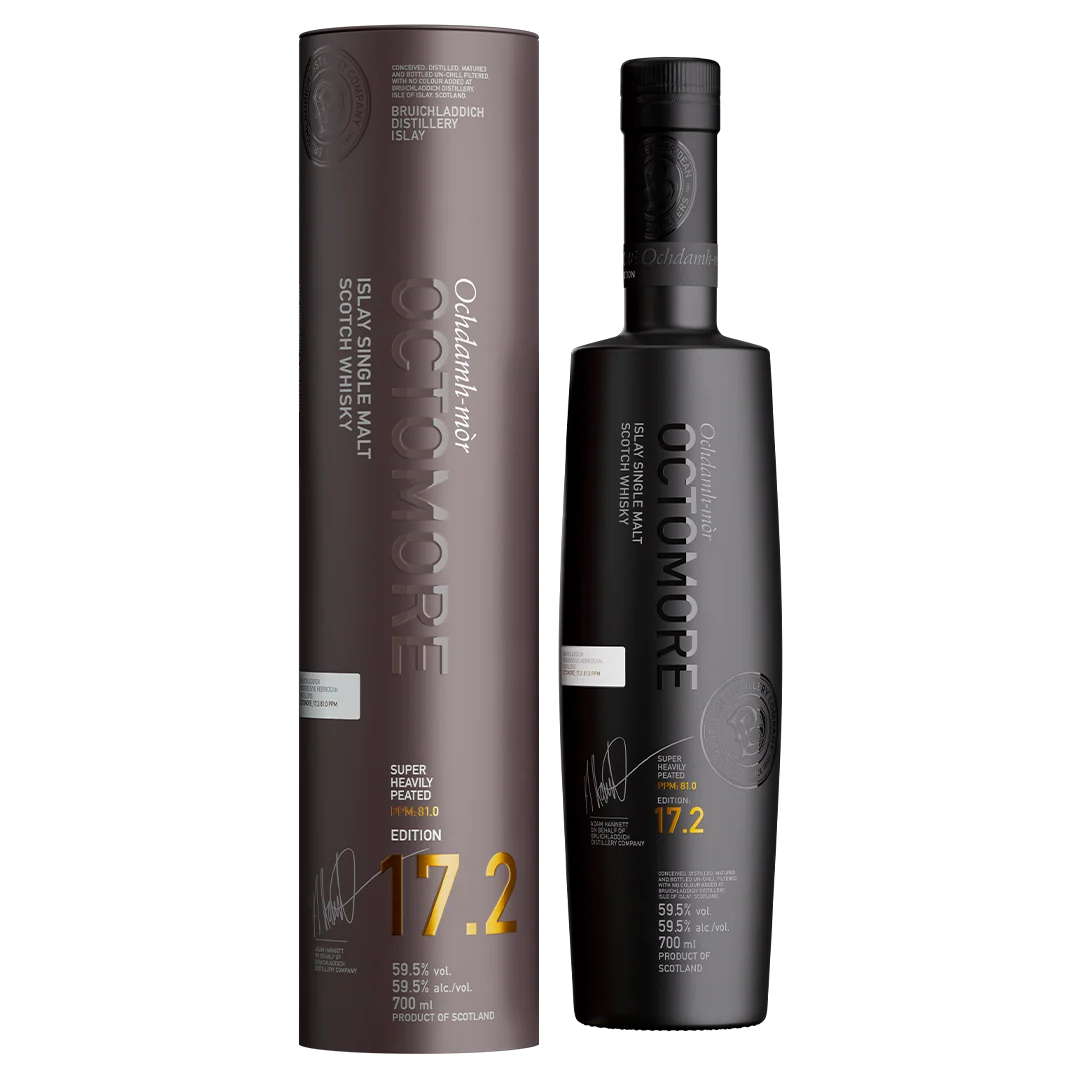 Bruichladdich Octomore 17.2 Edition Super Heavily Peated Islay Single Malt Scotch Whisky