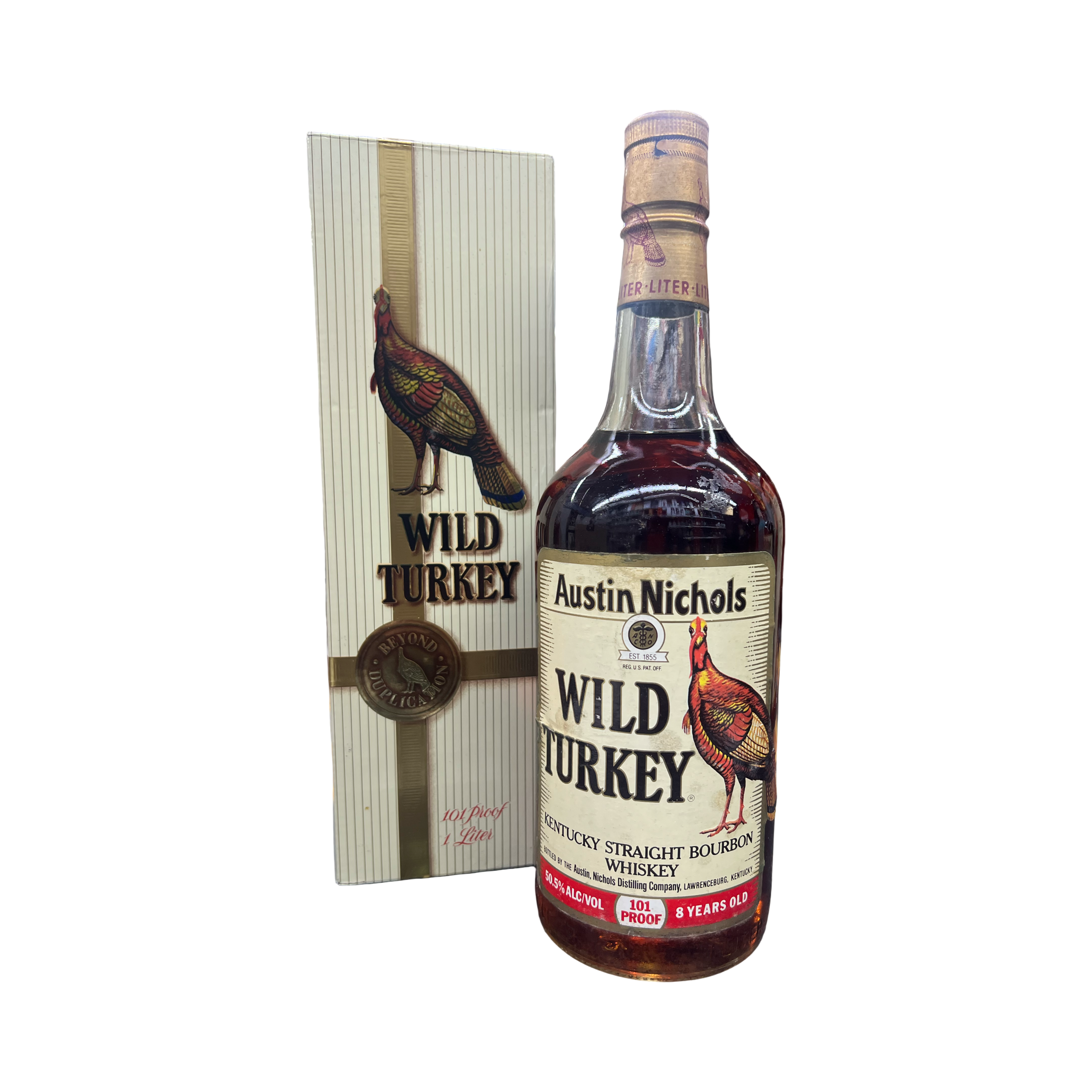 1992 Wild Turkey 1855 Reserve Barrel Bourbon Whiskey 750ml