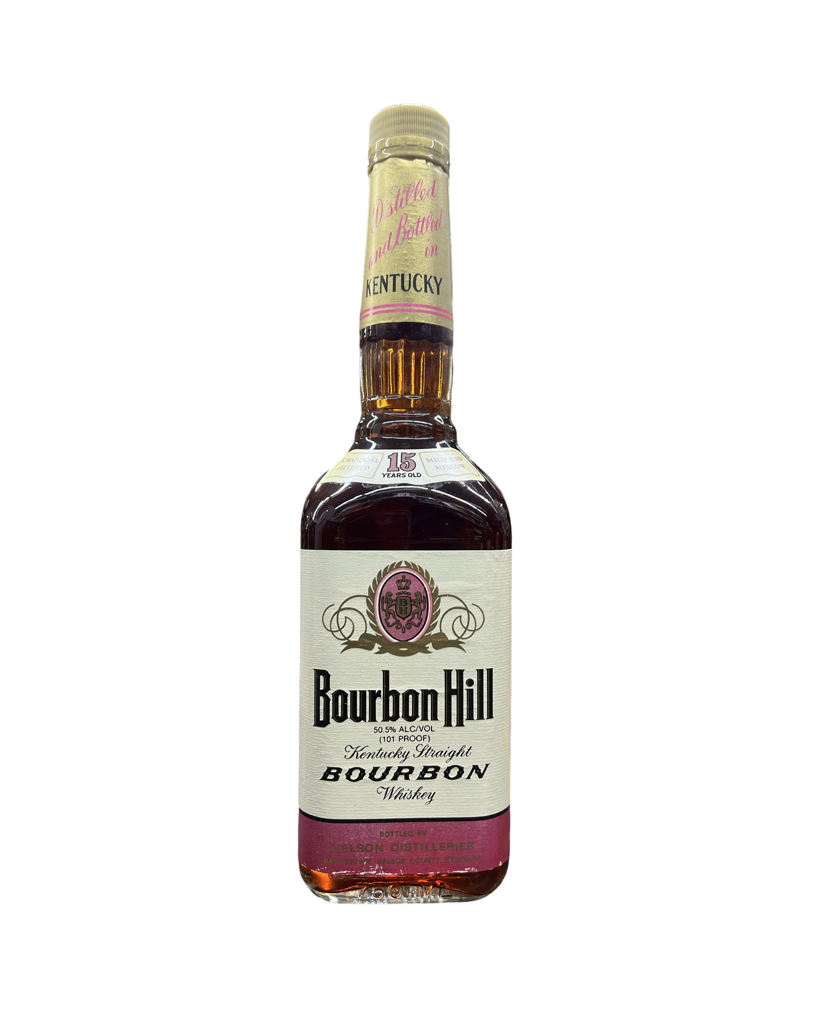 1996 Bourbon Hill 15 Year Old Kentucky Straight Bourbon Whiskey