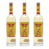 Gusano Rojo  with Worm Artesanal Mezcal Bundle 750ml 3-Pack