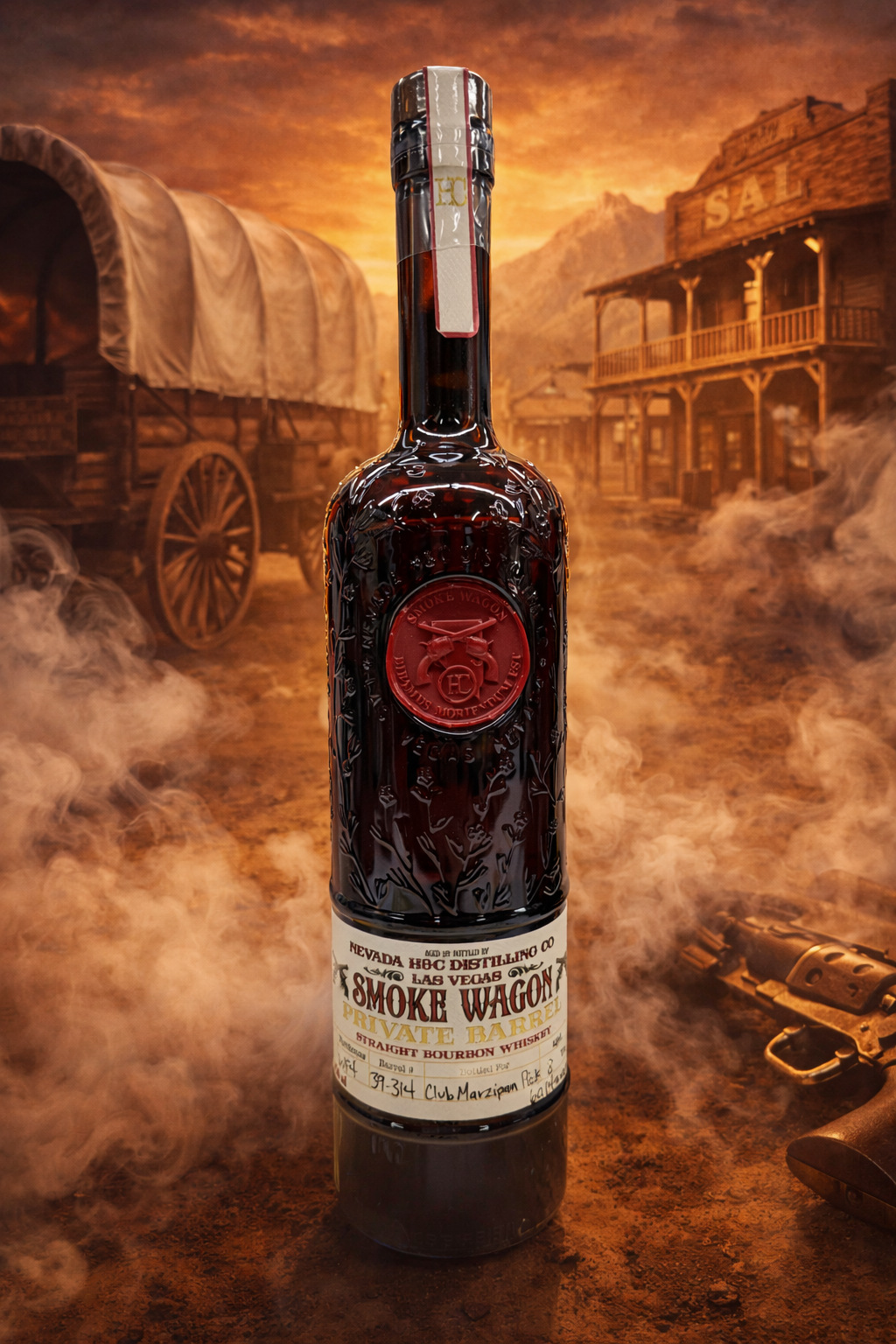 Smoke Wagon 8 Year Old Bourbon Private Select (Club Marzipan Pick)