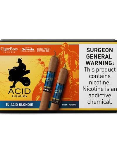Acid Blondie Cigar With Personal Humidor by CigarBros (Box of 10)
