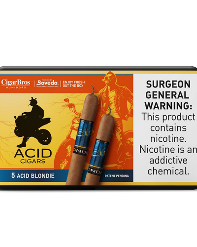 Acid Blondie Cigar With Personal Humidor by CigarBros (Box of 5)