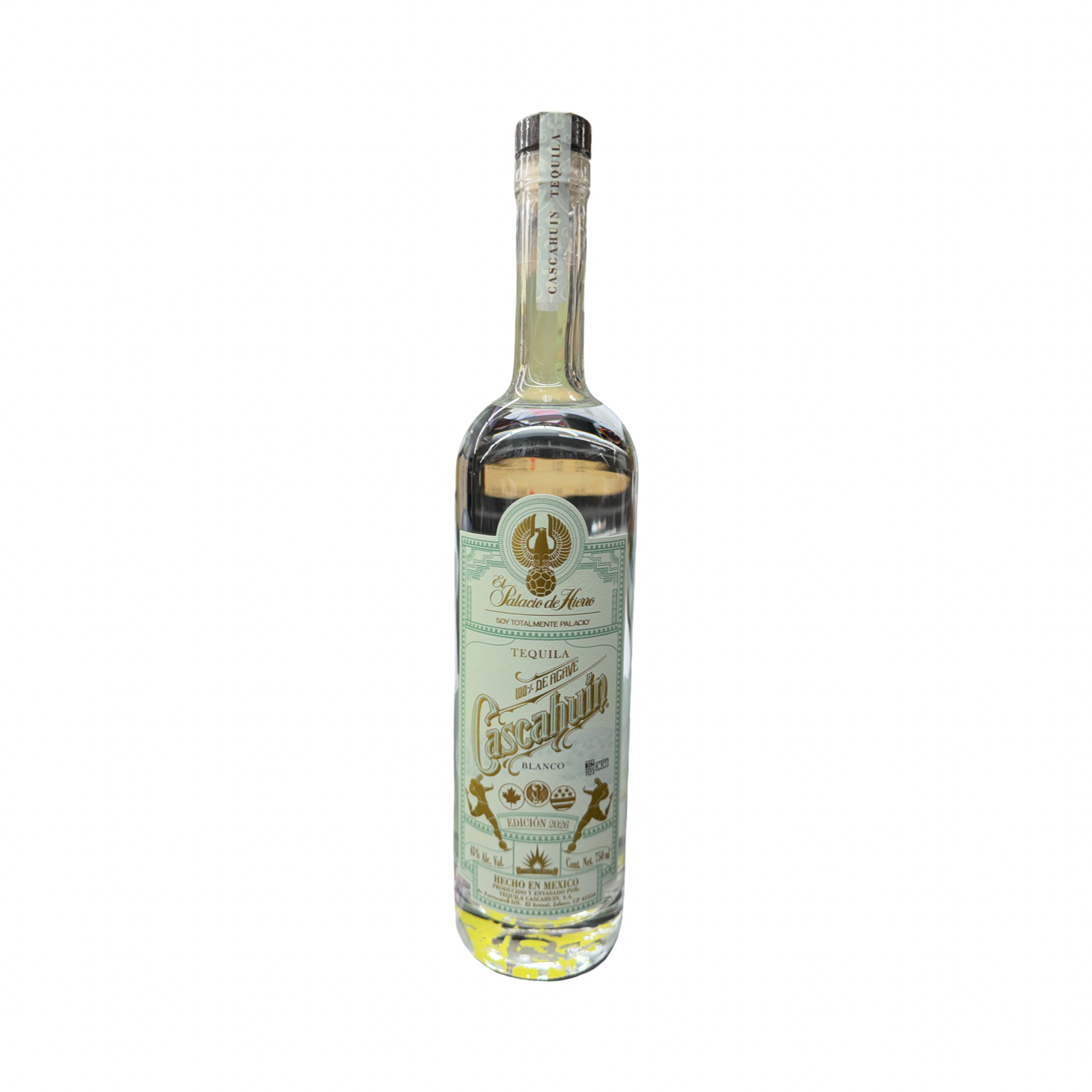 Cascahuín × El Palacio de Hierro – Edición Mundial 2026 Blanco Tequila (43% ABV)