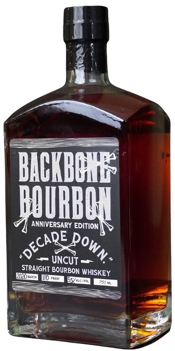 Backbone Anniversary Edition Decade Down Uncut Straight Bourbon Whiskey 750ml