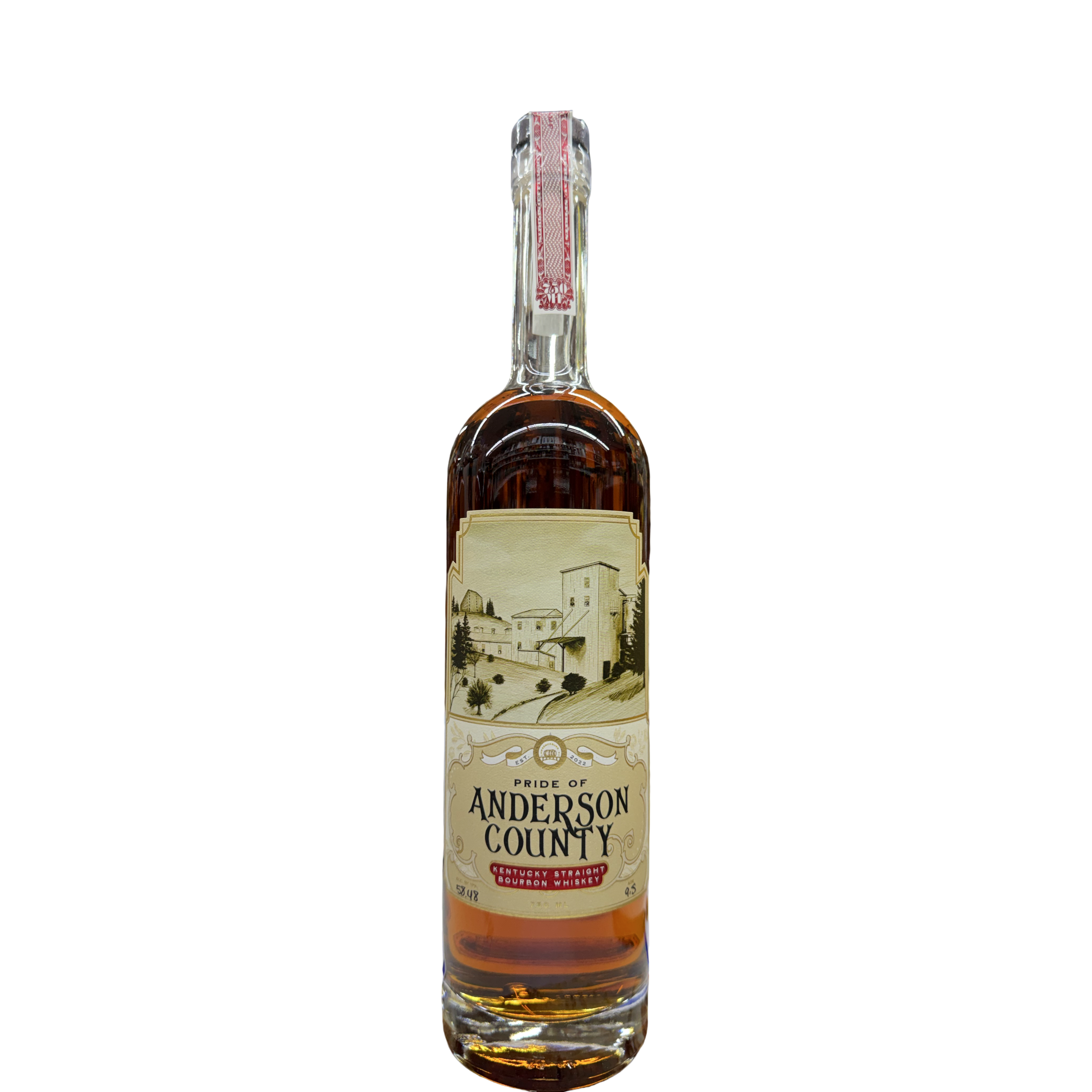 Pride of Anderson County Kentucky Straight Bourbon Whiskey 750ml