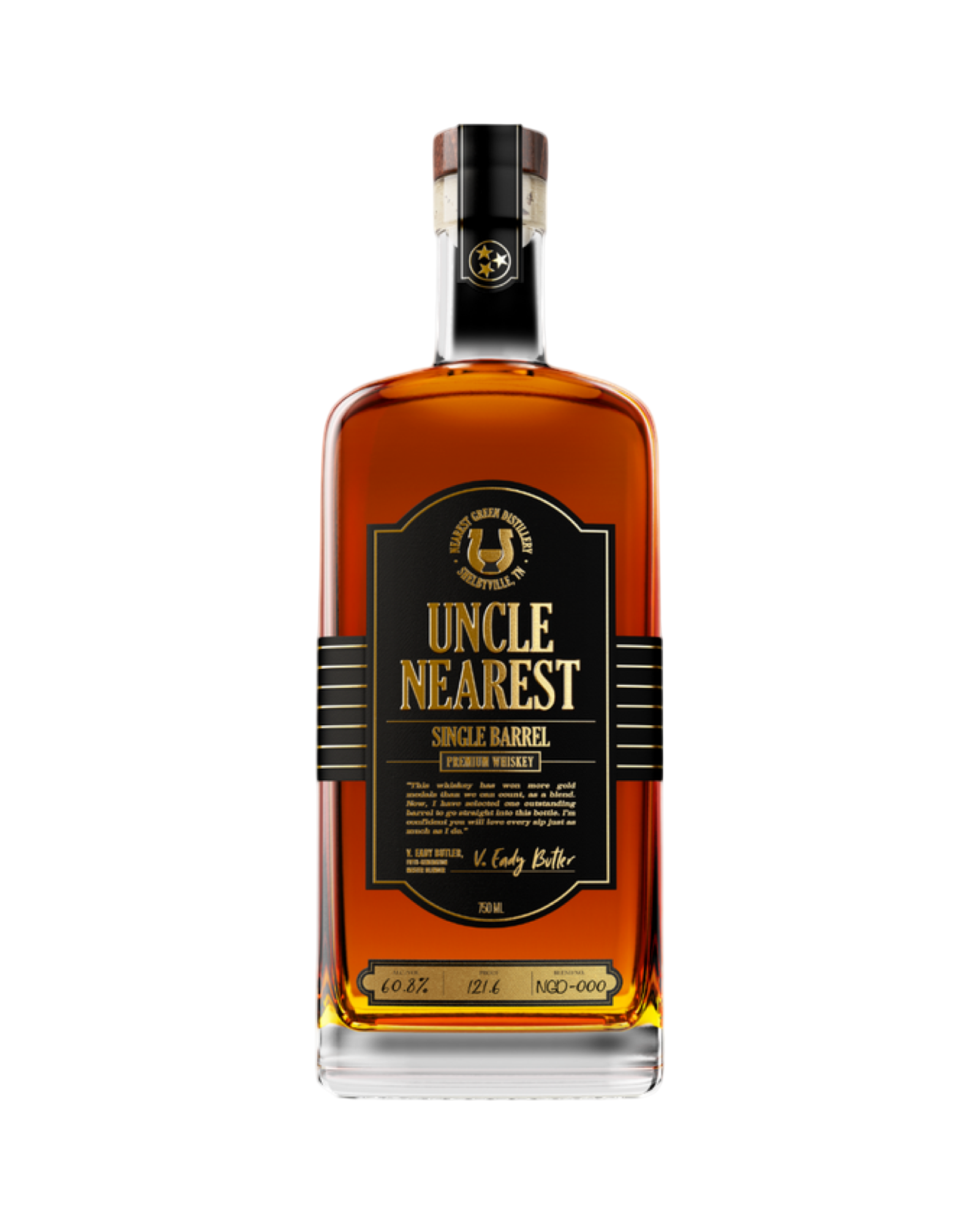 Uncle Nearest Label Uncle Nearest Single Barrel Premium Whiskey – El Cerrito Liquor