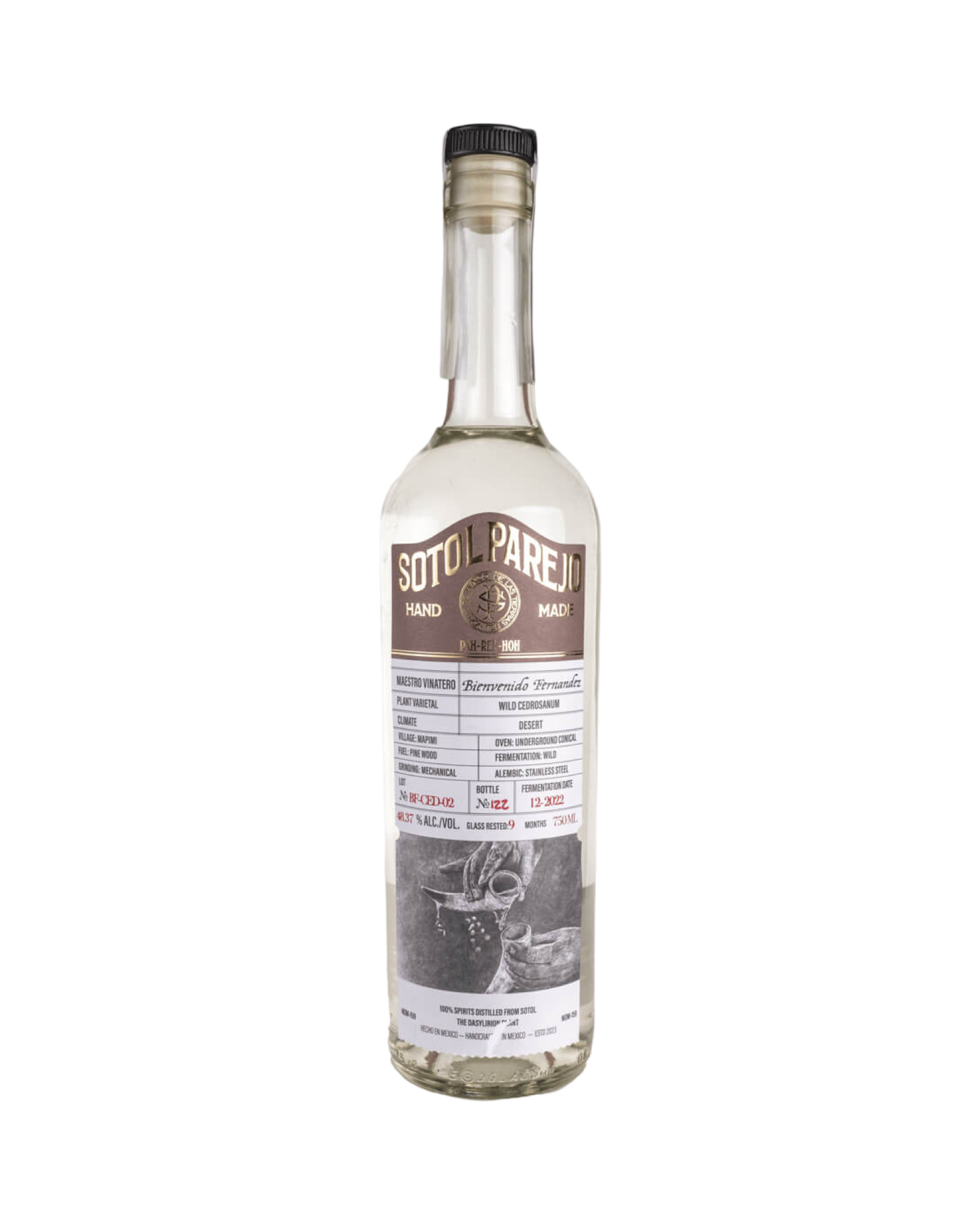 Parejo Bienvenido Fernandez Wild Cedrosanum Sotol