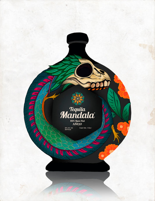 Mandala Dia De Muertos Anejo 2023 Limited Edition 1L