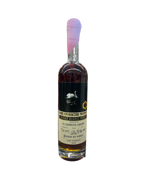 Rare Character 8 Year Old Single Barrel Series El Cerrito Liquor Store Pick Straight Rye Whiskey