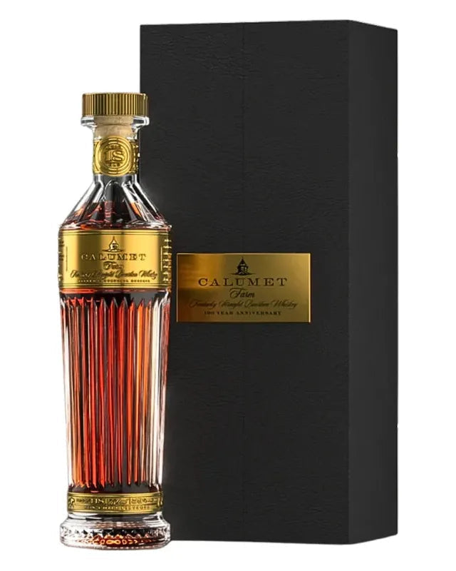 Calumet Farm 18 Year Old 100th Anniversary Trophy Decanter Kentucky Straight Bourbon Whiskey