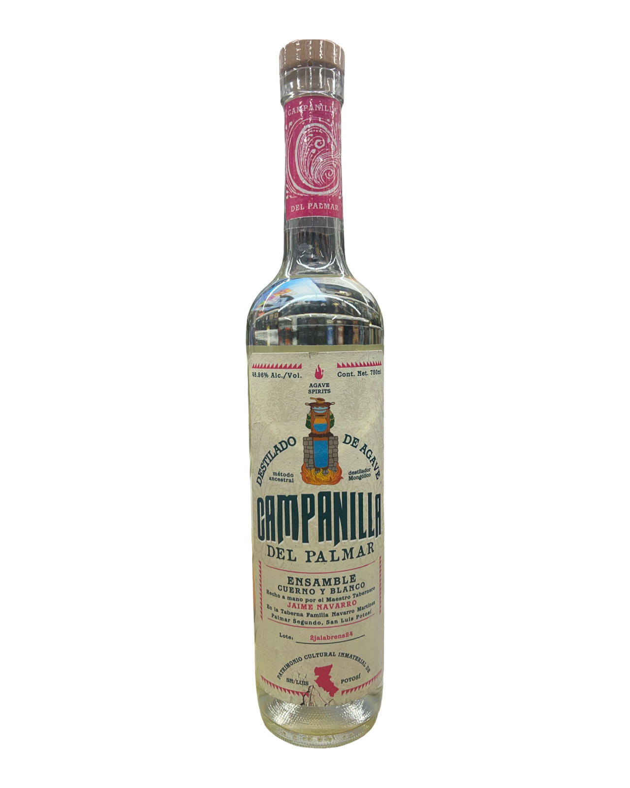 Campanilla Del Palmar Ensamble Cuerno Y Blanco Jaime Navarro Mezcal