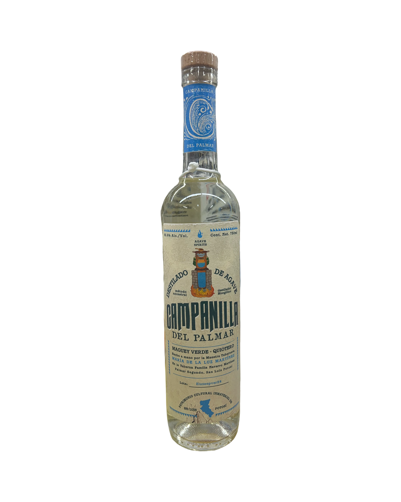 Campanilla del Palmar Quiotero Maria de la Luz Martinez Maguey Verde Destilado de Agave Mezcal