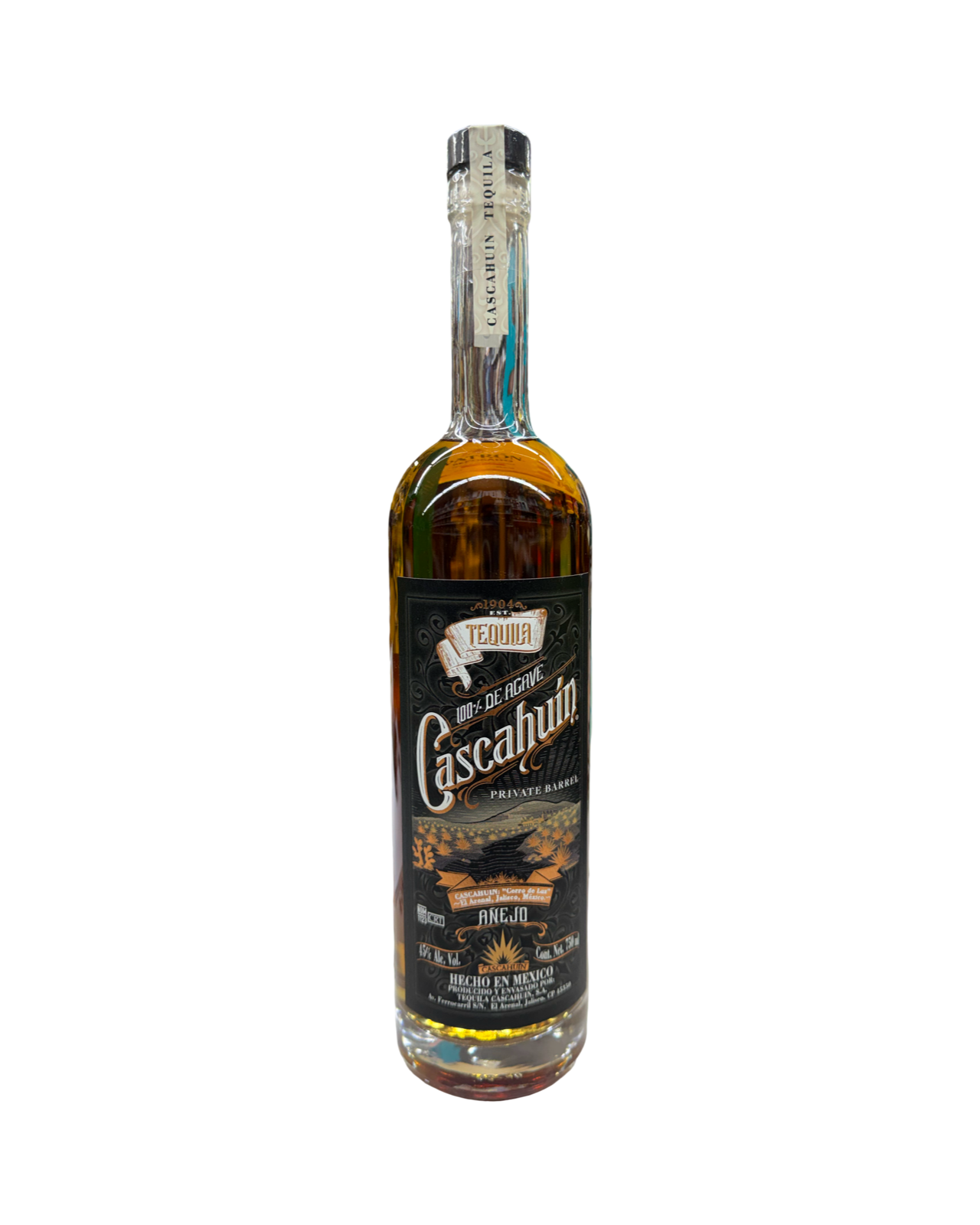 Cascahuin Special Edition 55-25 Anejo Tequila 750ml – El Cerrito