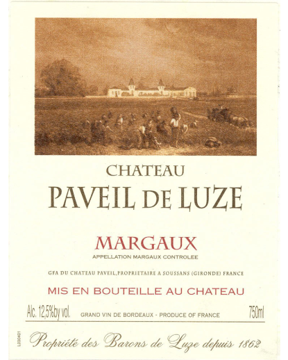 Chateau Paveil De Luze Margaux 750ml
