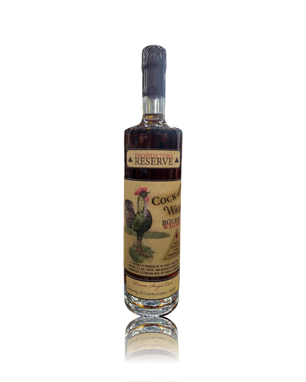 Cock of the Walk Proprietors Reserve Wheated Single Barrel El Cerrito Liquor Store Pick Bourbon Whiskey