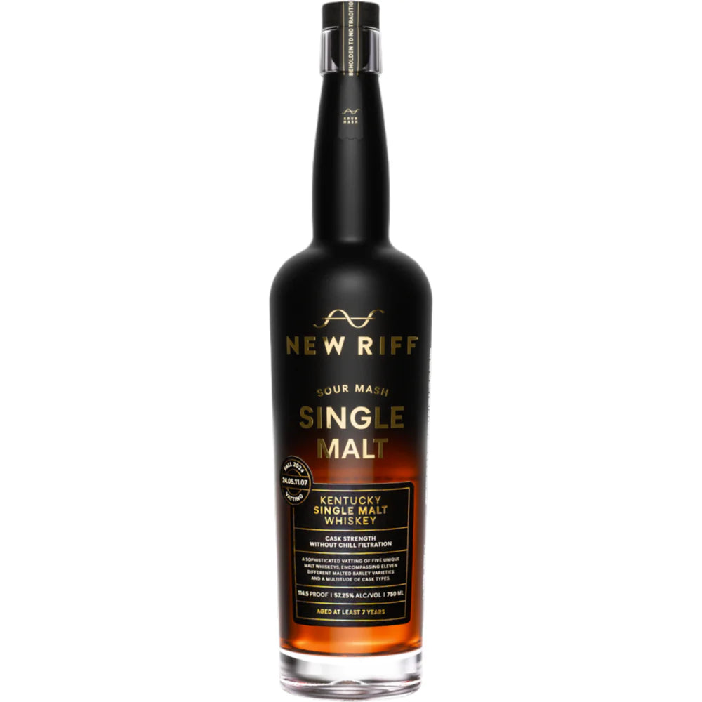 New Riff Sour Mash Single Malt Whiskey 2026 Release