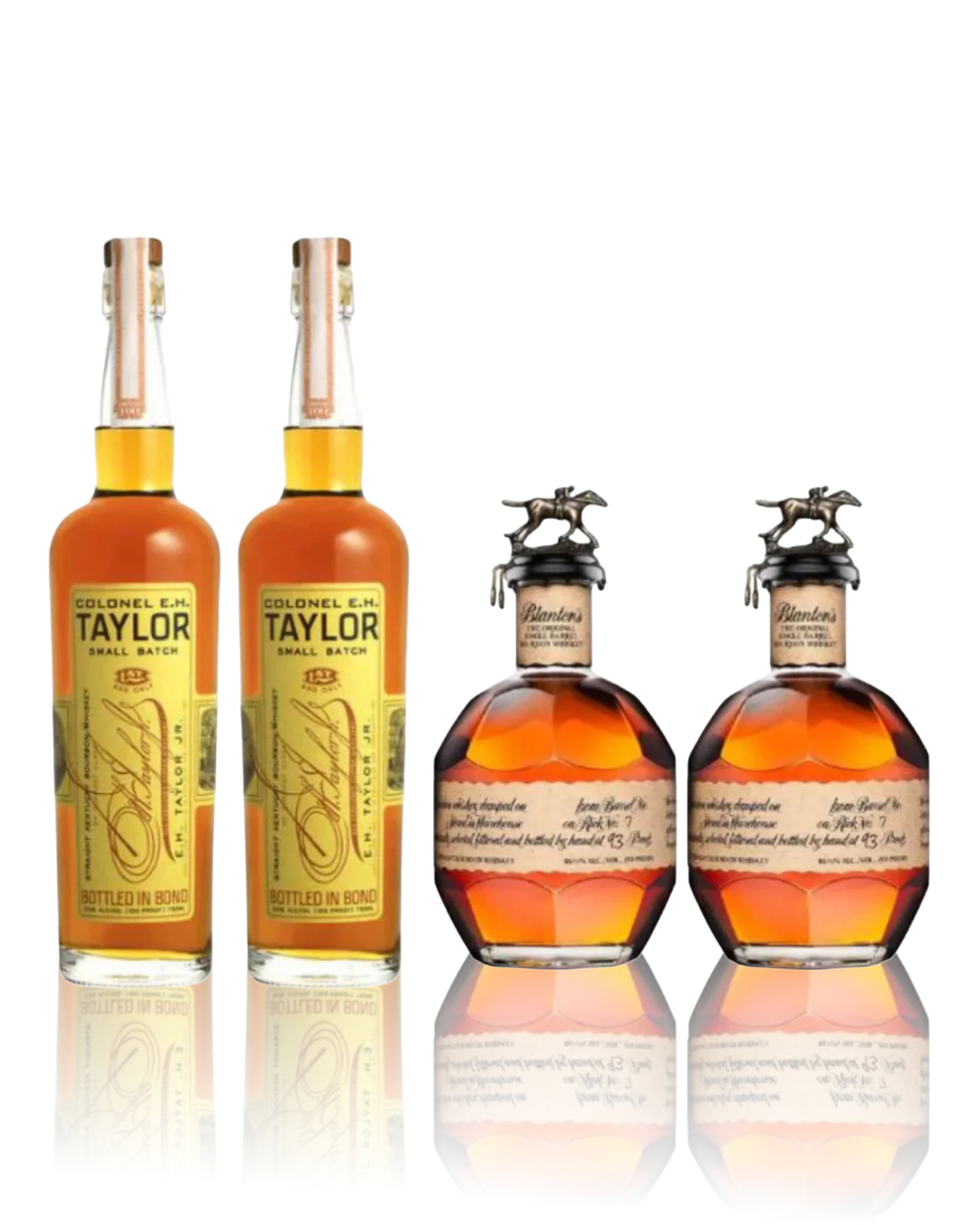 Colonel E.H. Taylor Small Batch & Blanton's Single Barrel Bundle 4-Pack