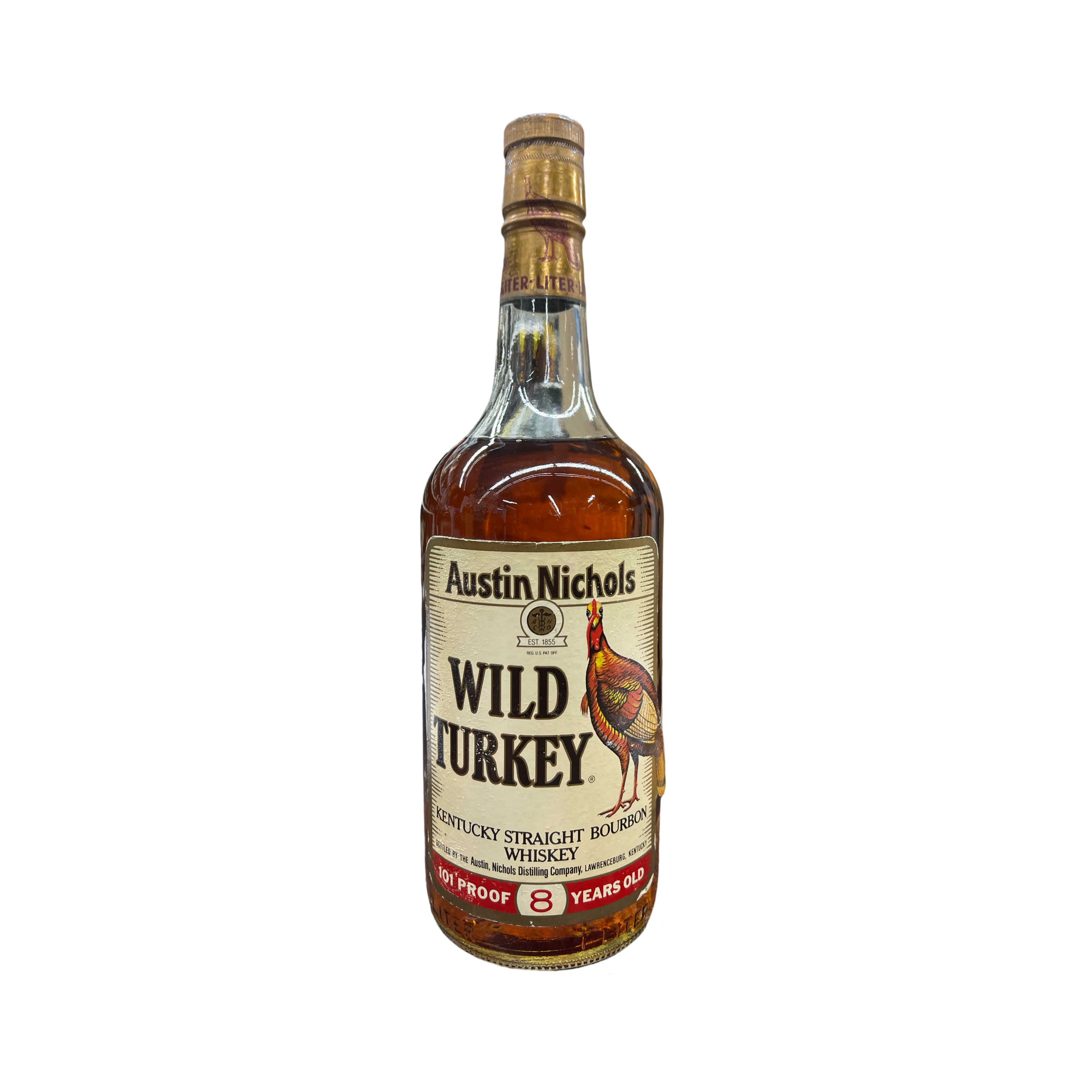 Wild Turkey 8 Year Old 101 Proof 1987 1 Liter