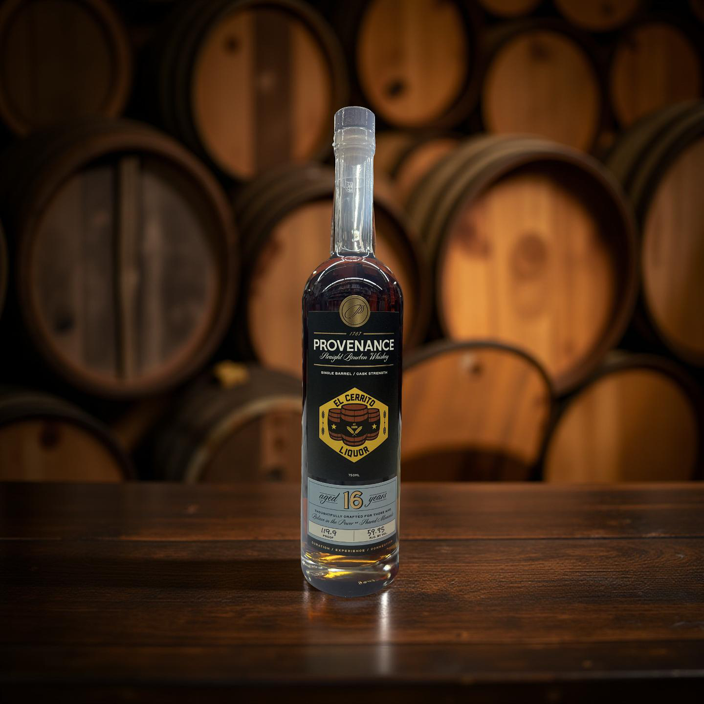 Provenance 16 Year Single Barrel Kentucky Straight Bourbon (Buff/Turkey El Cerrito Liquor Exclusive) 119.9 Proof