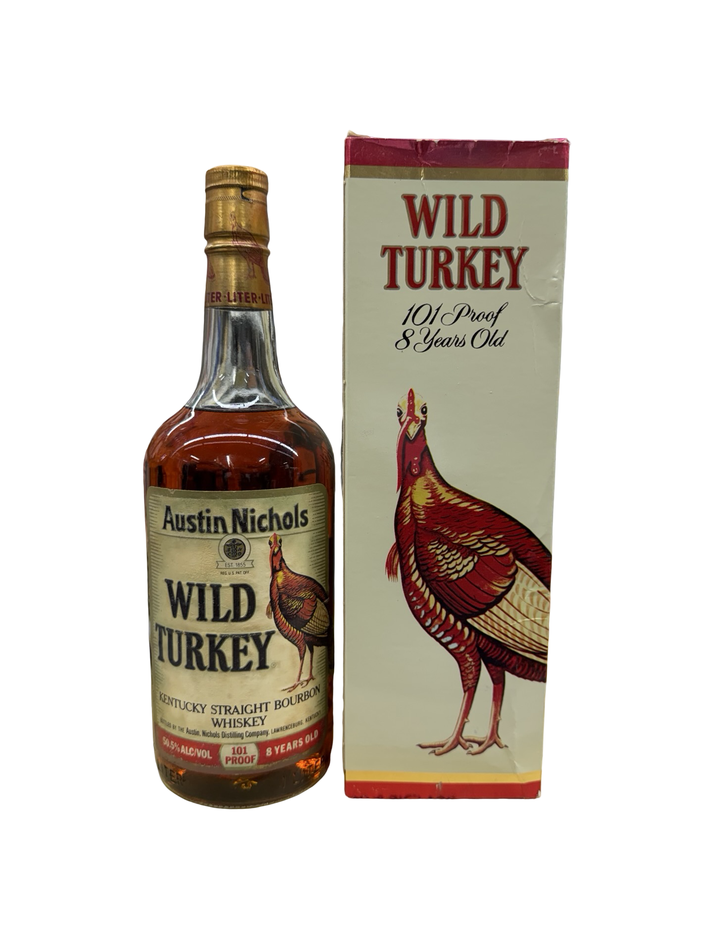 1993 Wild Turkey 8 Year Old Kentucky Straight Bourbon Whiskey 1993 Wild Turkey 8 Year Old Kentucky Straight Bourbon Whiskey