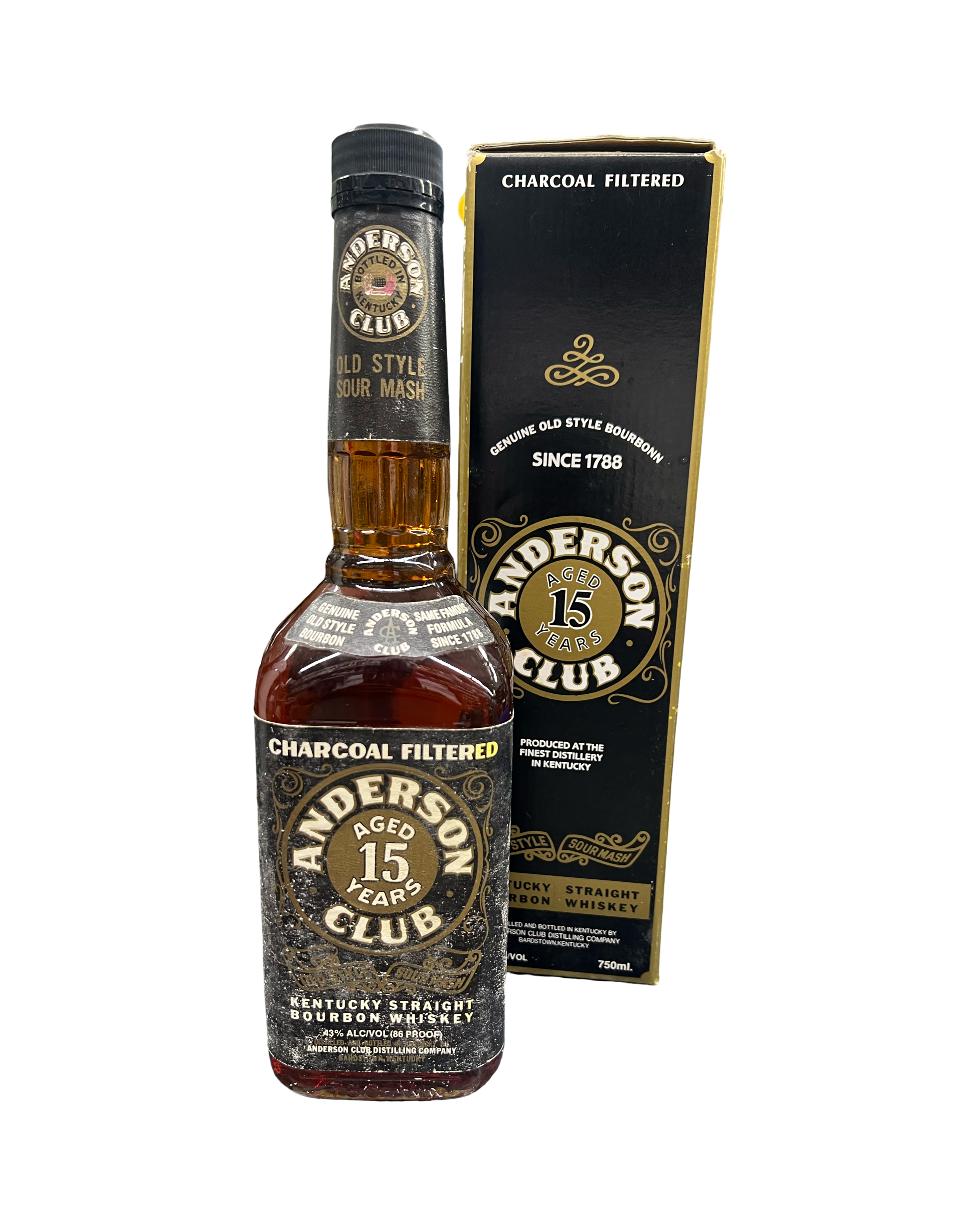 1996 Anderson Club 15 Year Old Kentucky Straight Bourbon Whiskey 1996 Anderson Club 15 Year Old Kentucky Straight Bourbon Whiskey
