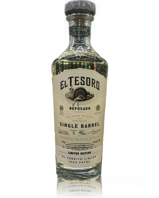 El Tesoro de Don Felipe Single Barrel El Cerrito Liquor Store Pick Reposado Tequila 750ml