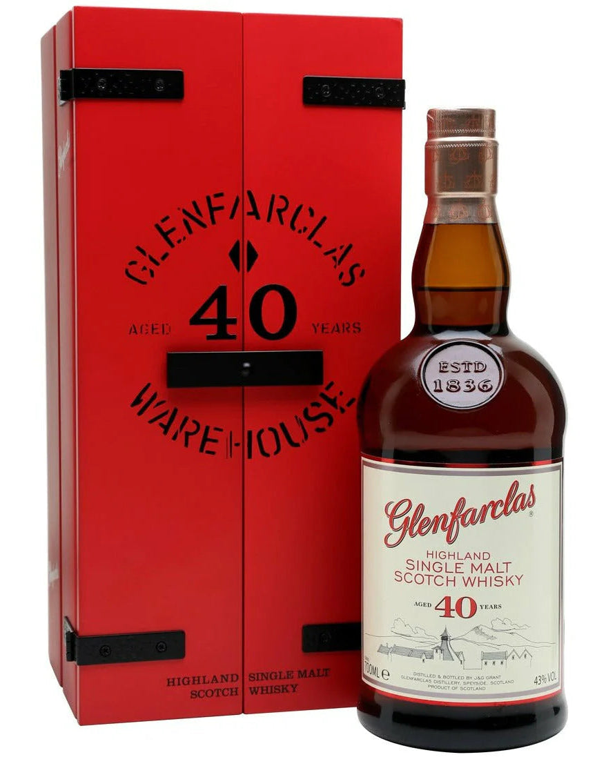 Glenfarclas 40 Year Old Single Malt Scotch Whiskey 750ml